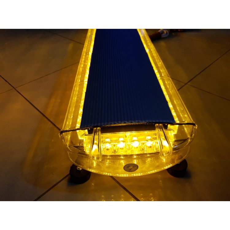 105cm Πορτοκαλί Φάρος Μπάρα Οροφής 12V Strobe 84 Led