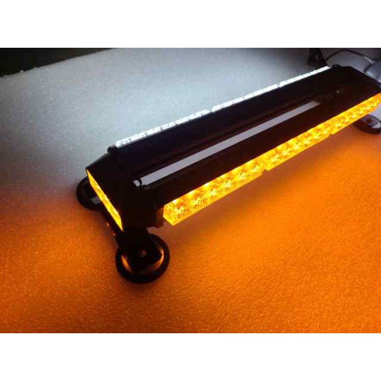 108w Διπλή μαγνητική Πορτοκαλί-Άσπρο μπάρα - φάρος LED Strobe ασφαλείας
