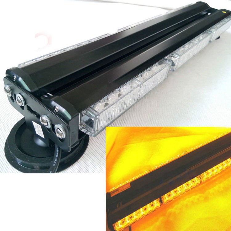 108w Διπλή μαγνητική πορτοκαλί μπάρα - φάρος LED Strobe