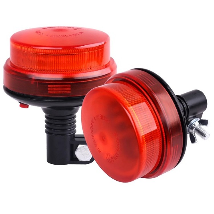 24W Πορτοκαλί φάρος Led Strobe 12/24V με 7 Mode