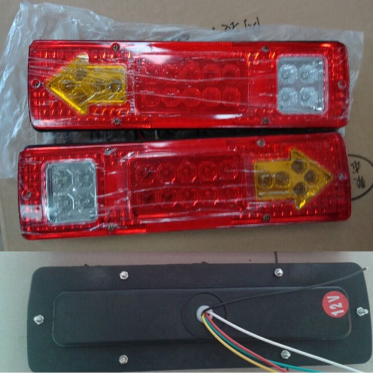 2x19 Led πισινά φανάρια 12V για ρυμουλκουμενα τρειλερ, τροχόσπιτα