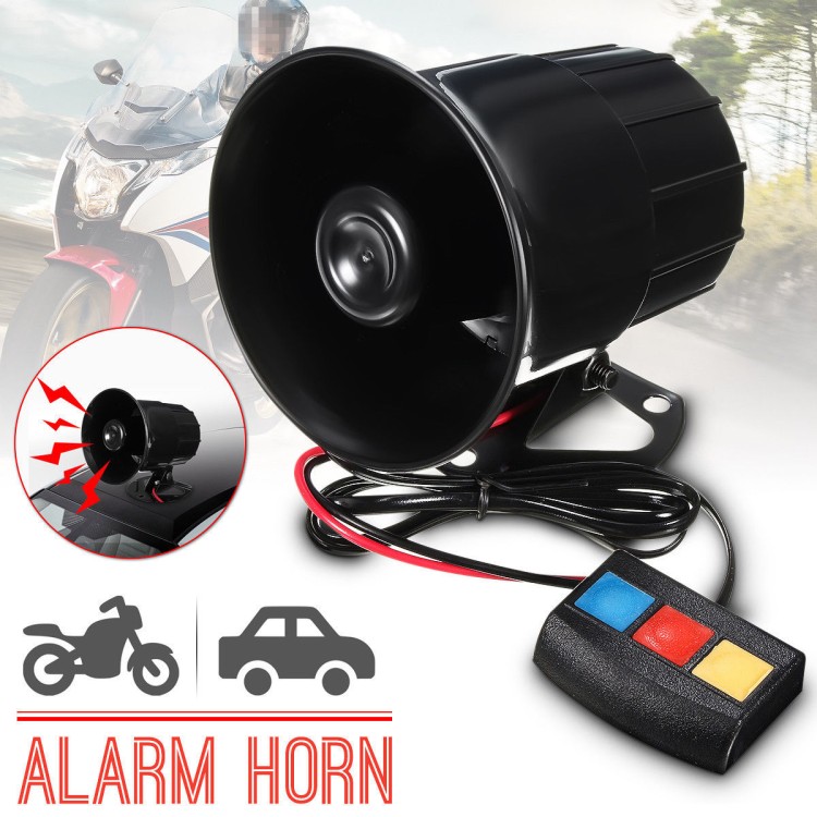 30w σειρήνα 105db με 3 Ήχους 12v μοτοσυκλέτας