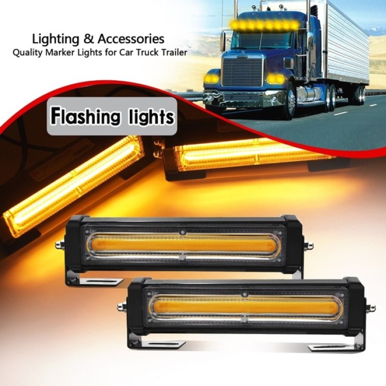 4 x COB Led bar strobe 48w κιτ εκτάκτης ανάγκης 12V