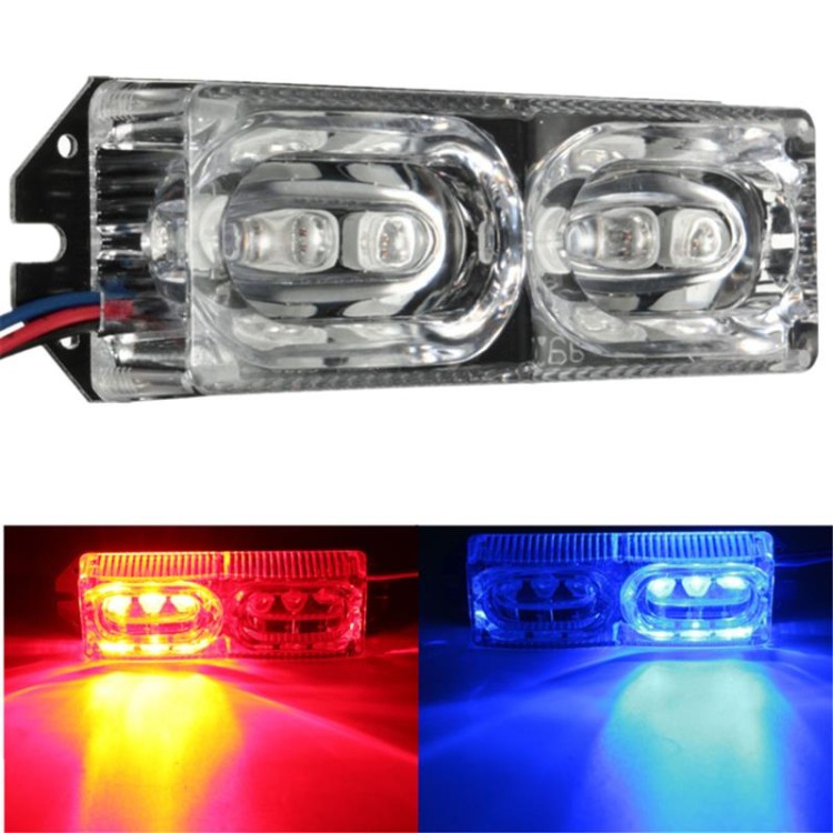 6 Led Strobe φρένων σούπερ φωτεινά μοτοσυκλέτας - οχημάτων 12V