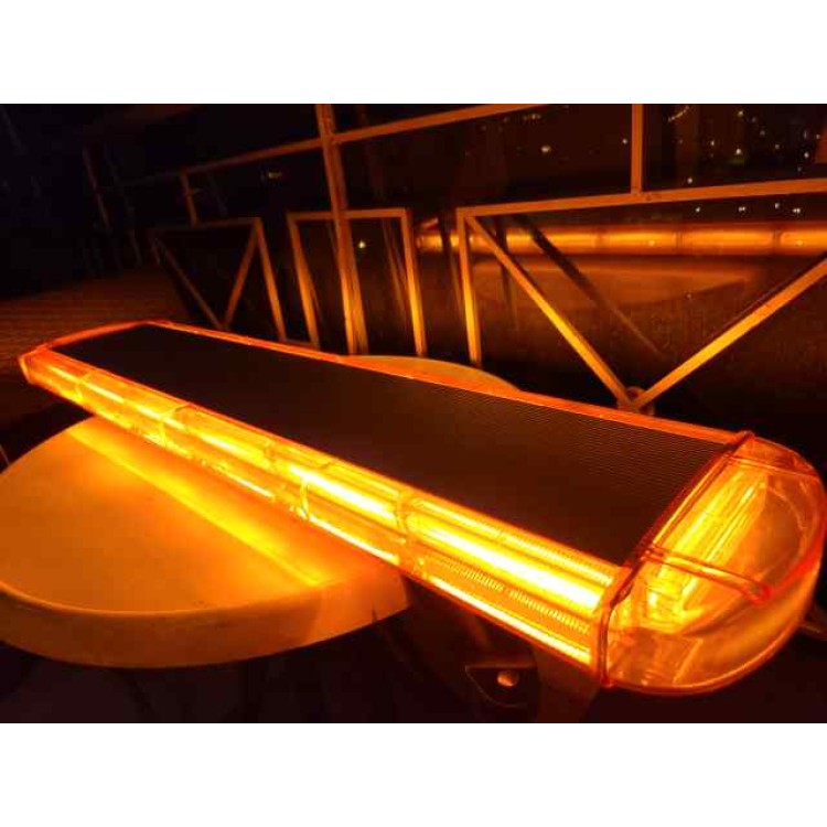 98cm Πορτοκαλί Φάρος Οροφής 252w Strobe 14 COB Led 12v