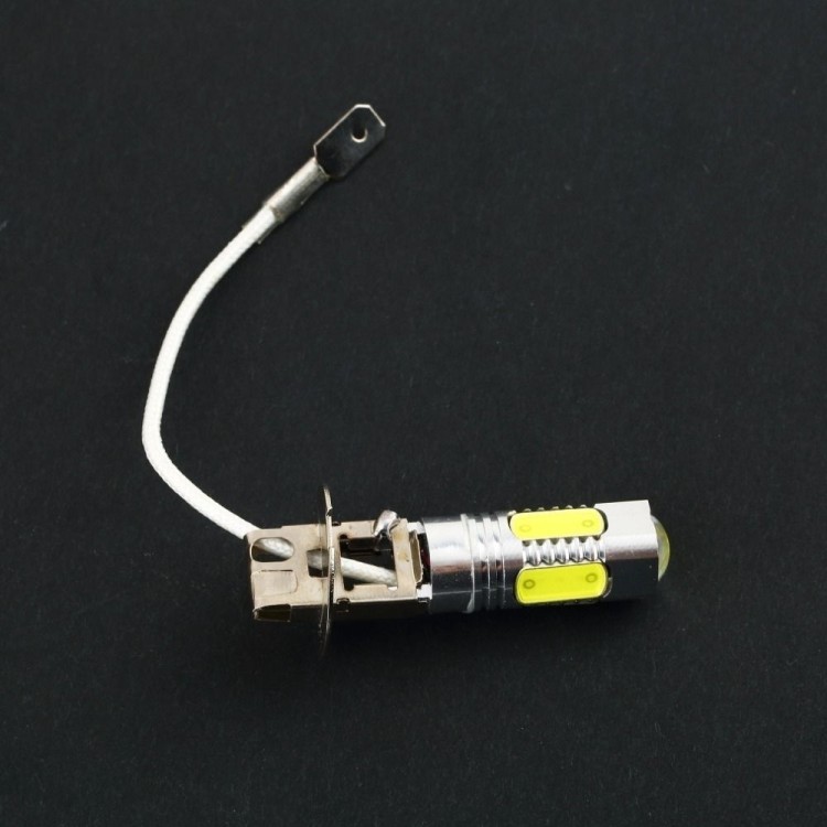 H3 7.5W COB LED DRL 12V λάμπα αυτοκινήτου υψηλής ισχύος