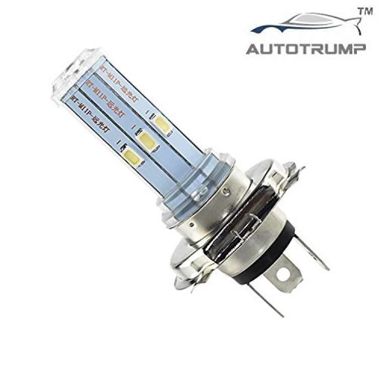 H4 LED Λάμπα μοτοσυκλέτας 5W με multi color στο εμπρός μέρος