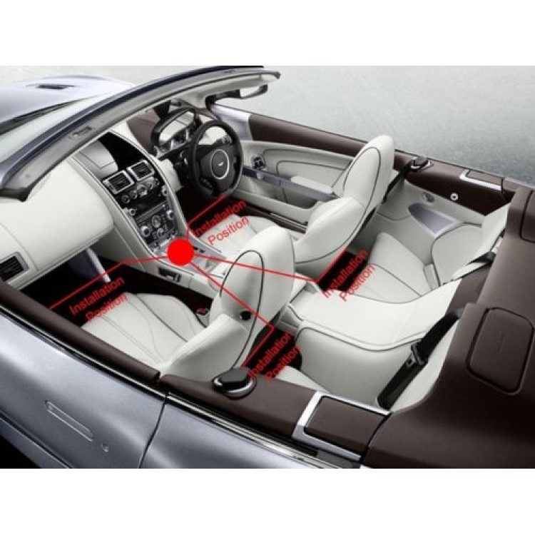 Led φωτισμού ατμόσφαιρας αυτοκινήτου με remote control music