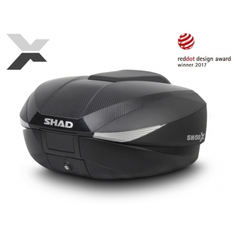Shad SH58X Expandable Βαλίτσα, Μπαγκαζιέρα Μοτοσυκλέτας