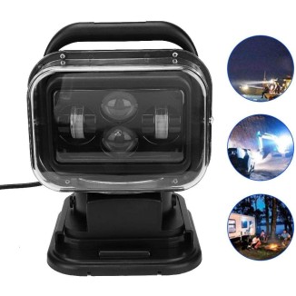 Ασύρματος αδιάβροχος προβολέας Led 60W 4D 12-24V