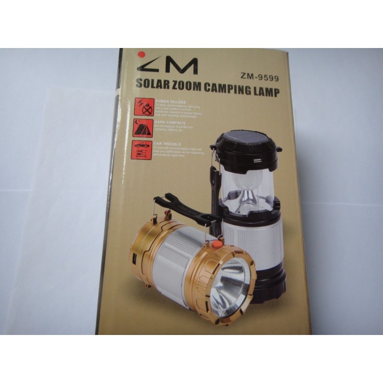 Ηλιακό φανάρι φακός Led ιδανικό για Κάμπινγκ