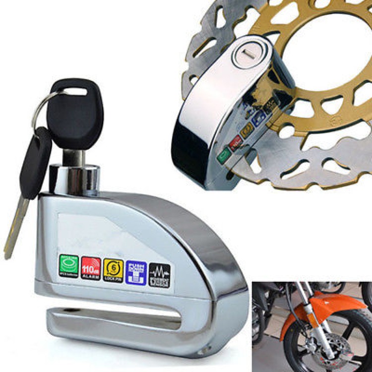 Κλειδαριά δισκόφρενου με συναγερμό μοτοσυκλέτας