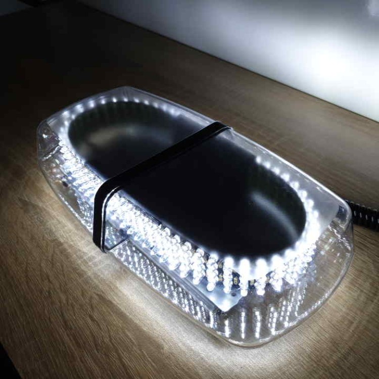 Μαγνητικός άσπρος φάρος 12 Strobe Light Bar 240 Led