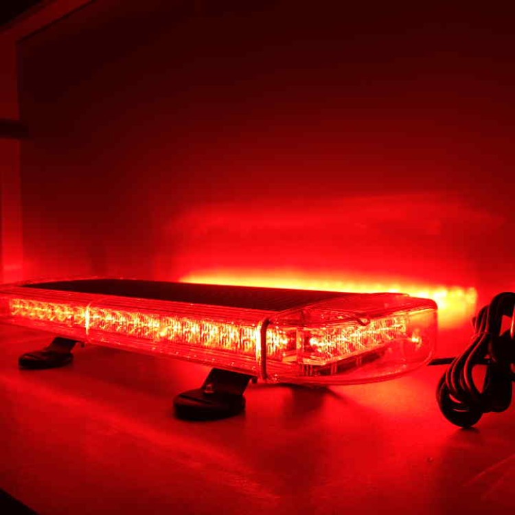 Μαγνητικός κόκκινος Φάρος 55cm 12V Strobe 48w