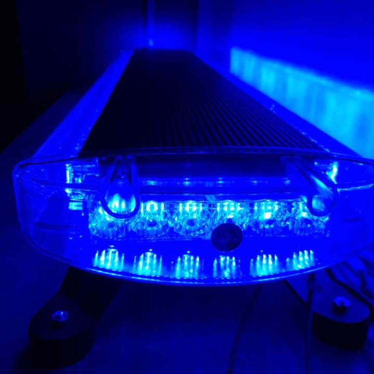 Μαγνητικός μπλε Φάρος 55cm 12V Strobe 48w