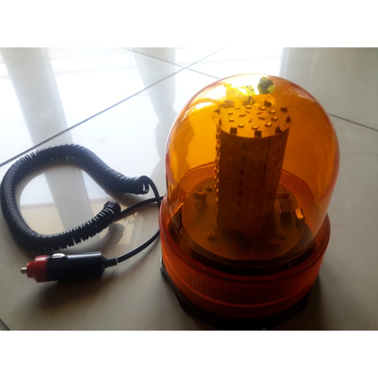 Μαγνητικός Πορτοκαλί φάρος οροφής με 80 Led 12V