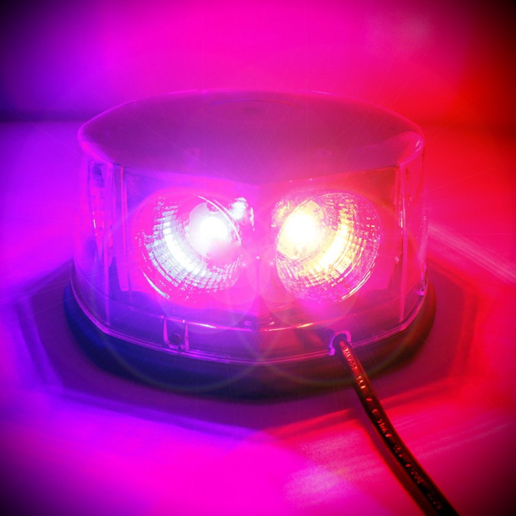 Μαγνητικός φάρος 48w με 8 Cob Led Κόκκινος