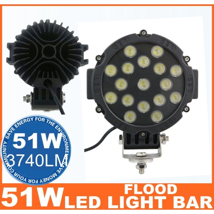 Προβολέας LED 51w μεγάλος βαρέως τύπου