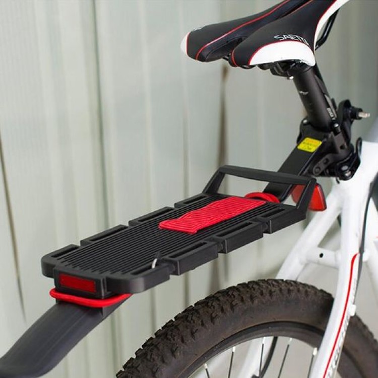 Σχάρα για λαιμό ποδηλάτου αλουμινίου με φτερό και ρεφλέξ