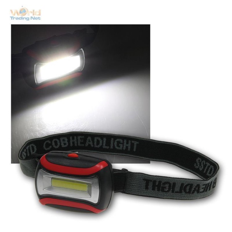 Φακός κεφαλής 3w COB LED 3 mode