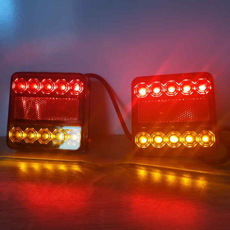 Φανάρια 2 x 10 LED 12V/24V για Τρέιλερ, Τροχόσπιτα