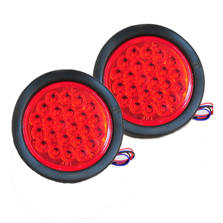 Φανάρια 2 x 19 Led πορείας φρένων για φορτηγά, τρέιλερ, βάρκες 12-24V