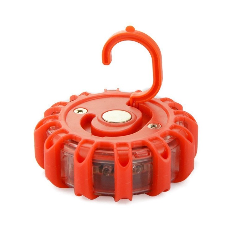 Φορητός μαγνητικός κοκκινος φάρος Led εκτάκτης ανάγκης