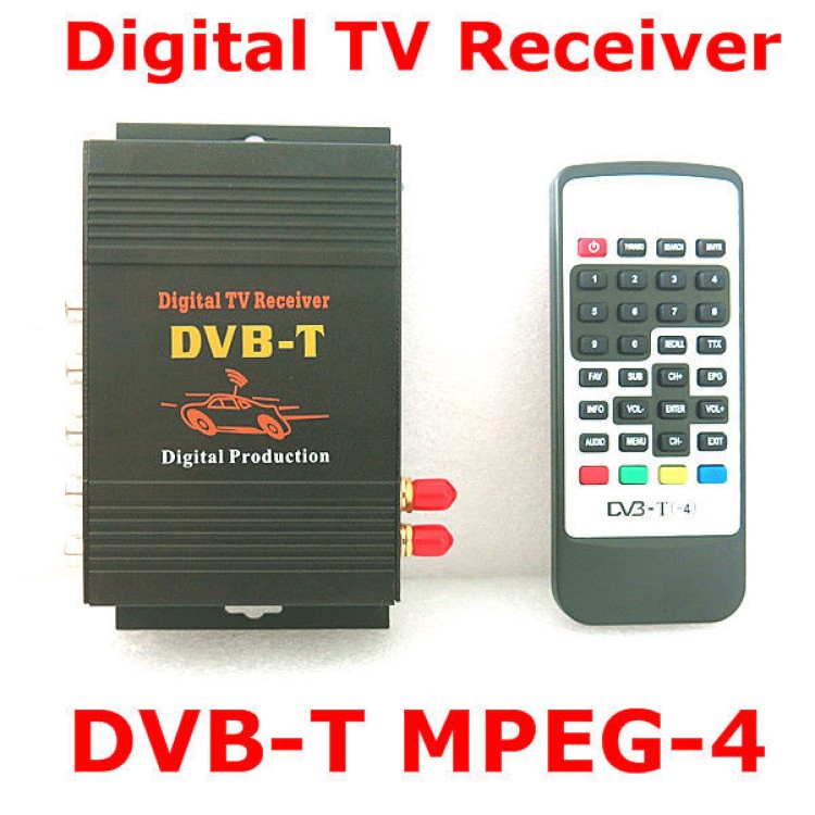 Ψηφιακός δέκτης τηλεόρασης με HDMI - USB αυτοκινήτου DVB-T MPEG4 HD