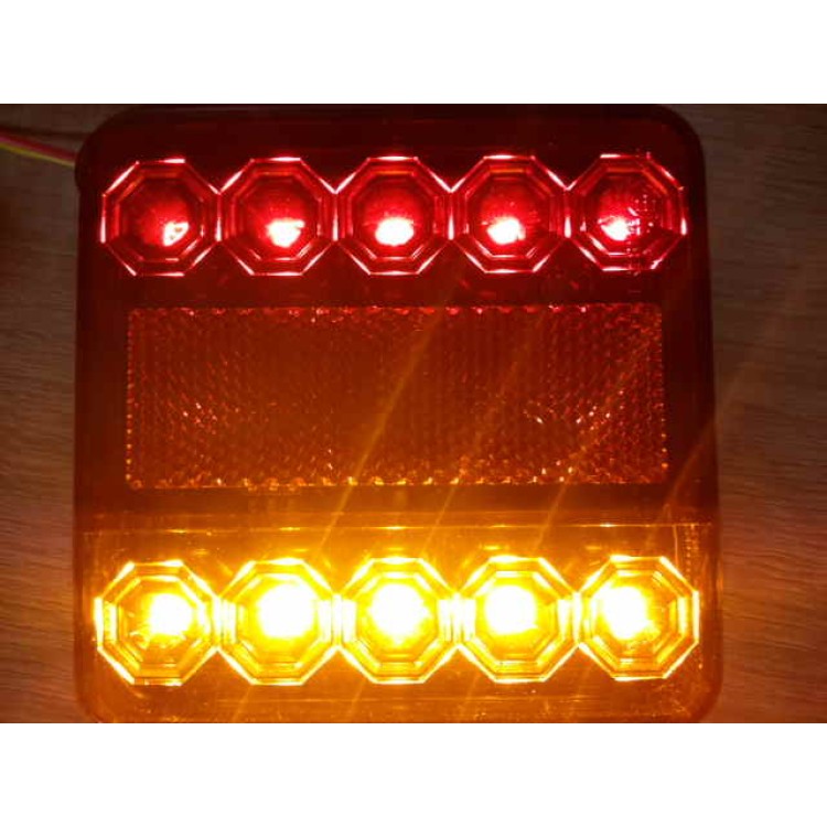 Φανάρια 2 x 10 LED 12V/24V για Τρέιλερ, Τροχόσπιτα