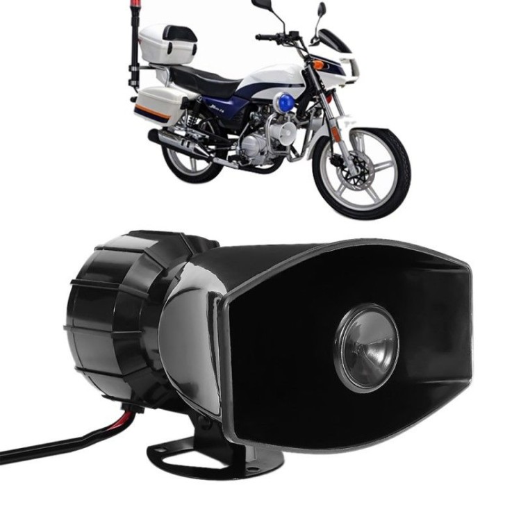 100W σειρήνα μεγάφωνο max 300db με 7 Ήχους και 1 μικρόφωνο 12V