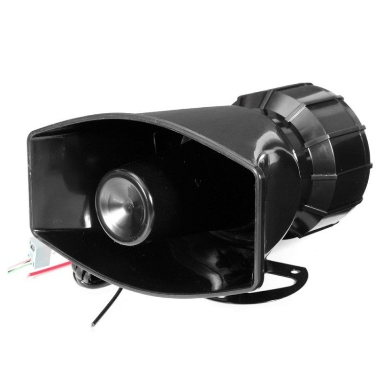 100W σειρήνα μεγάφωνο max 300db με 7 Ήχους και 1 μικρόφωνο 12V