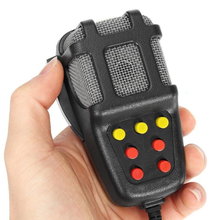 100W σειρήνα μεγάφωνο max 300db με 7 Ήχους και 1 μικρόφωνο 12V