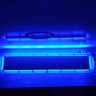 120cm Μπλέ Φάρος Μπάρα Οροφής 12V Strobe 88 Led