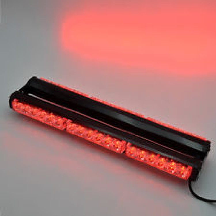 126w Διπλή μαγνητική κόκκινη μπάρα - φάρος 42 LED Strobe