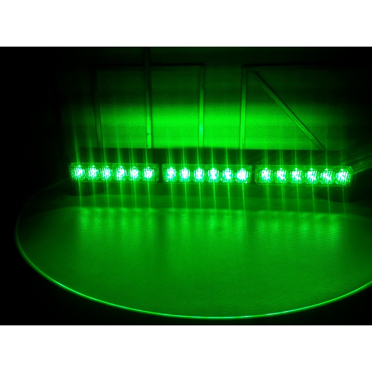 108w Διπλή μαγνητική πράσινη μπάρα - φάρος LED Strobe Security