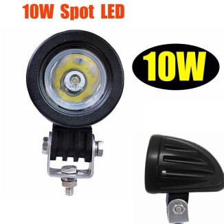 2x10W Cree Led στρόγγυλοι προβολείς μοτοσυκλέτας Jeep