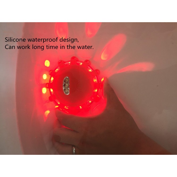 Φορητός μαγνητικός κοκκινος φάρος Led εκτάκτης ανάγκης