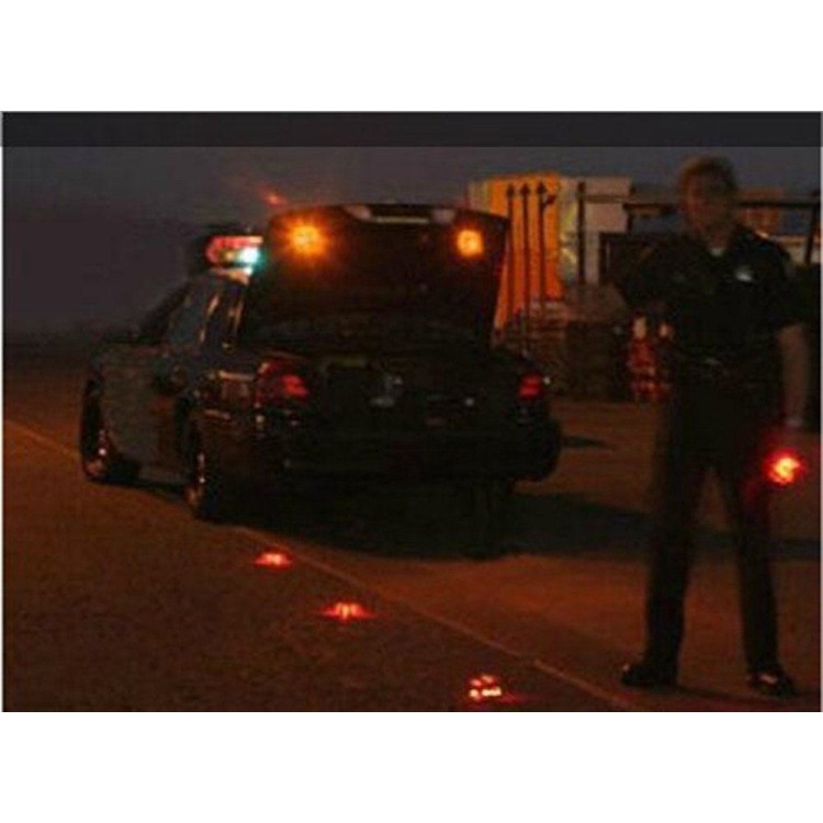 Φορητός μαγνητικός κοκκινος φάρος Led εκτάκτης ανάγκης