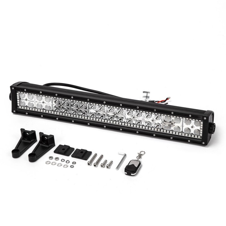 120W Πολύχρωμη RGB LED Φωτεινή Μπάρα Combo Strobe μτ τηλεχειριστήριο