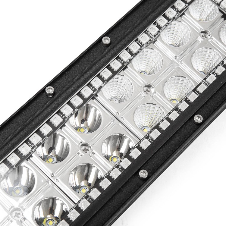 120W Πολύχρωμη RGB LED Φωτεινή Μπάρα Combo Strobe μτ τηλεχειριστήριο