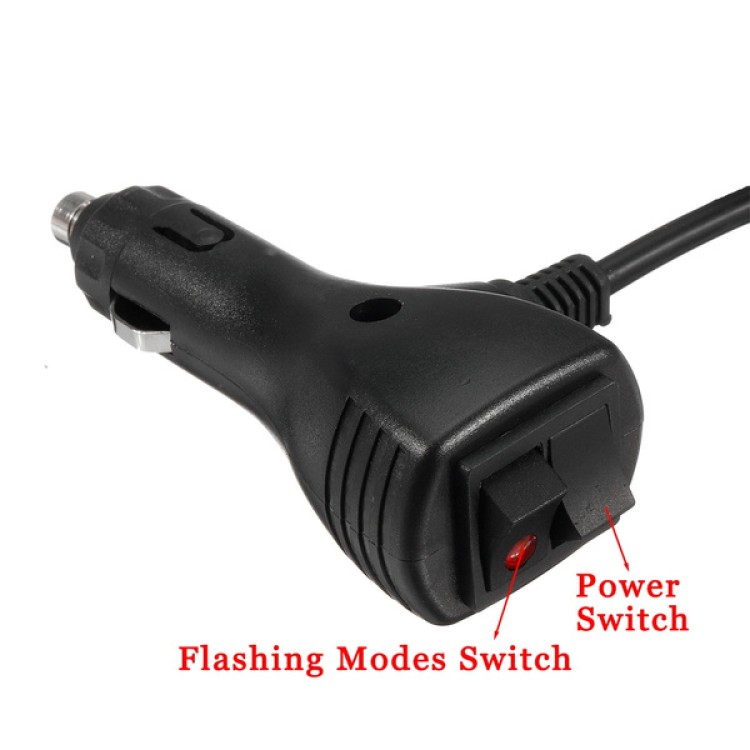 80W Πορτοκαλί μαγνητικός φάρος COB LED 12/24V Strobe