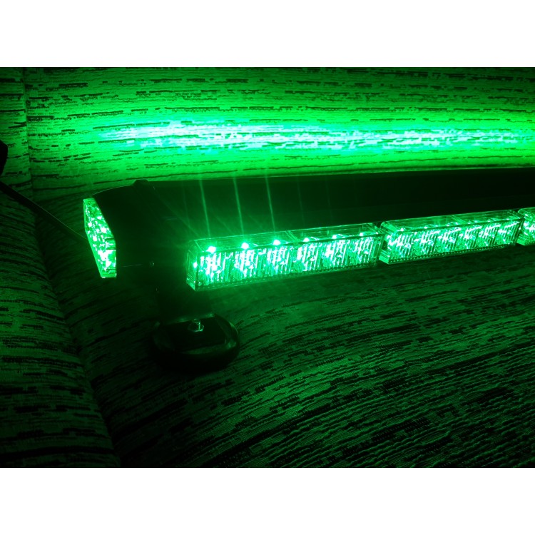 111cm Πράσινη μαγνητική διπλή μπάρα φάρος 90 LED 270w 12v