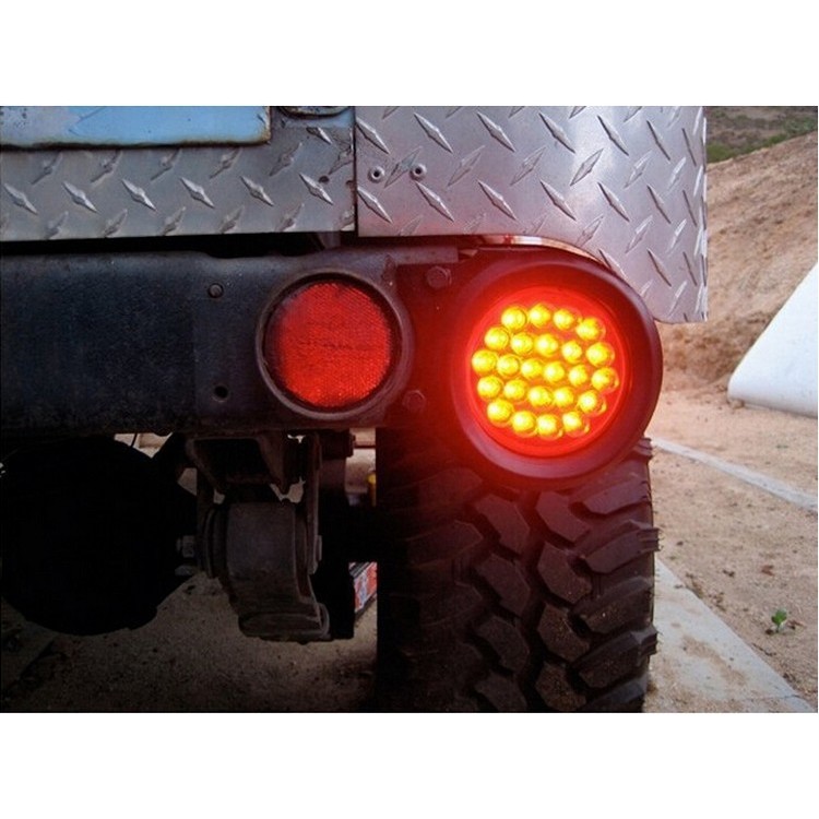 Φανάρια 2 x 19 Led πορείας φρένων για φορτηγά, τρέιλερ, βάρκες 12-24V