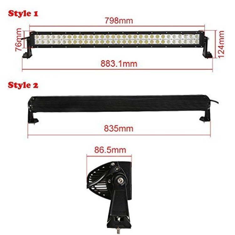 Μπάρα προβολέας Led οροφής Cree 180w 13200Lm