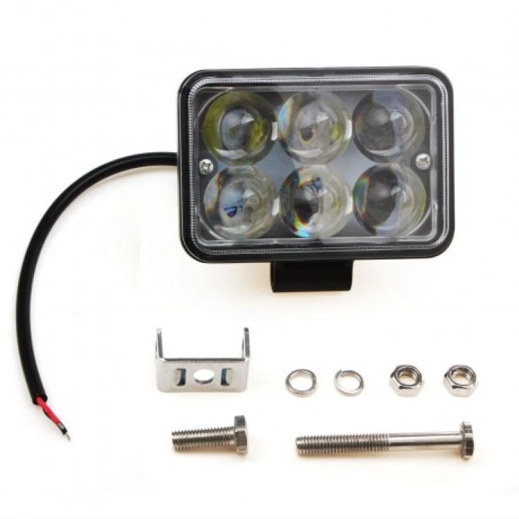 Προβολέας Led 18W με φακό 4D για μεγάλες αποστάσεις εστίασης