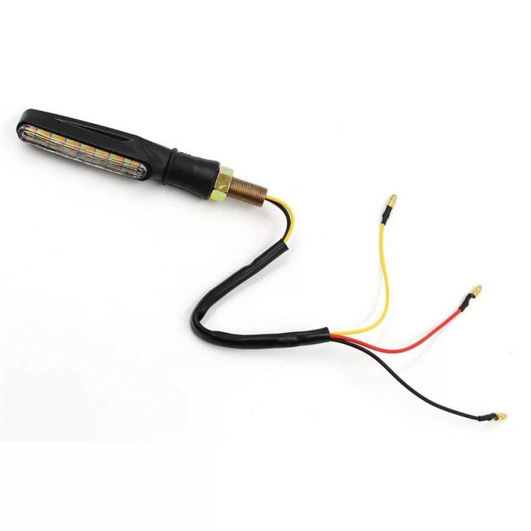 Φλας μοτοσυκλέτας DRL 2x15 Led 12V (2τμχ)