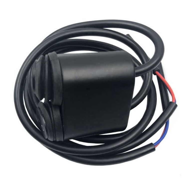 Διπλός μεταλλικός διακόπτης On-Off 5A 12V μοτοσυκλέτας