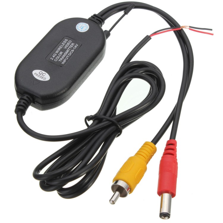2.4G ασύρματο RCA Βίντεο πομπός & δέκτης για κάμερα αυτοκινήτων