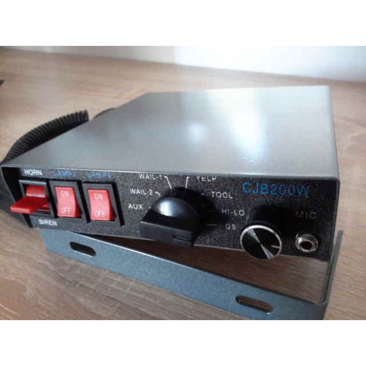 200W 12V Επαγγελματική σειρήνα με μικρόφωνο 12V