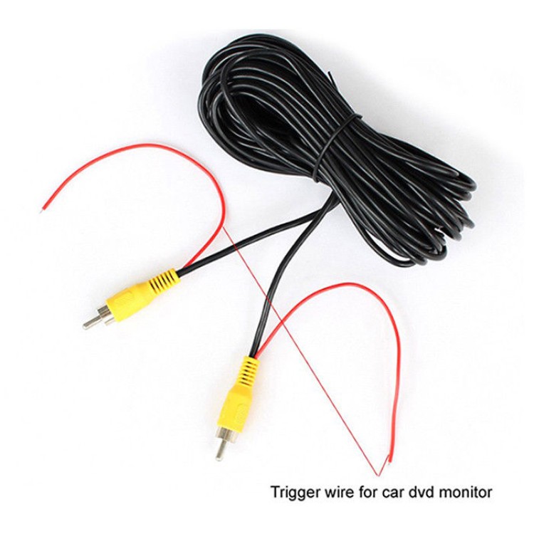 20 μέτρα καλώδιο RCA βίντεο AV ανίχνευσης πίσω κάμερας για φορτηγά